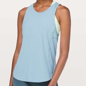 Lululemon Sculpt Tank II Cascade Blue size 10
